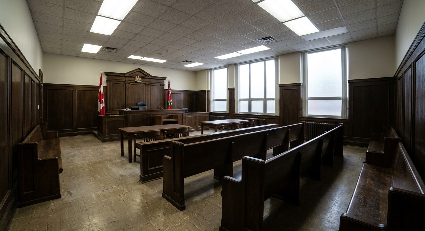Ontario youth court where cases under the YCJA are heard